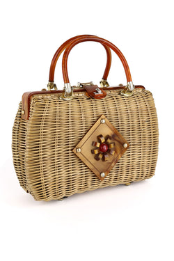 Vintage Wicker Purse